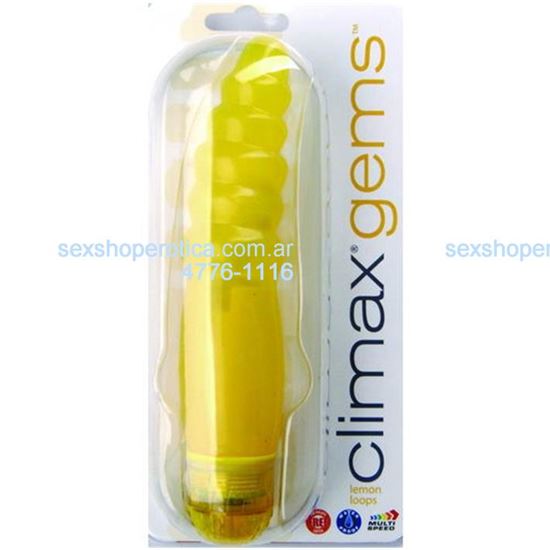 Vibrador sumergible Clímax Gems amarillo